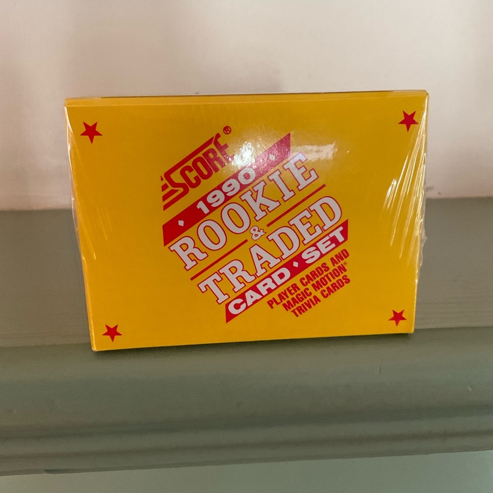 1990 SCORE Baseball Rookie & Traded Set NEW FACTORY SEALED 120 CARDS